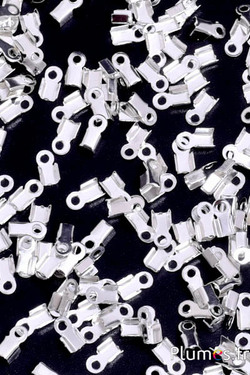 Embouts pour cordon - 5 mm - argenté